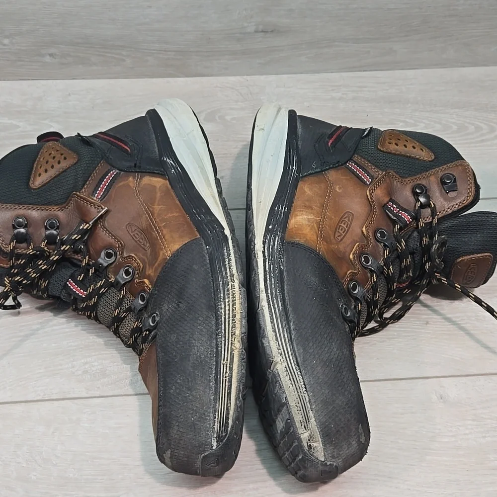 KEEN Men's Utility Steel Toe Work Waterproof Leather Boots Shoes Sz 13D